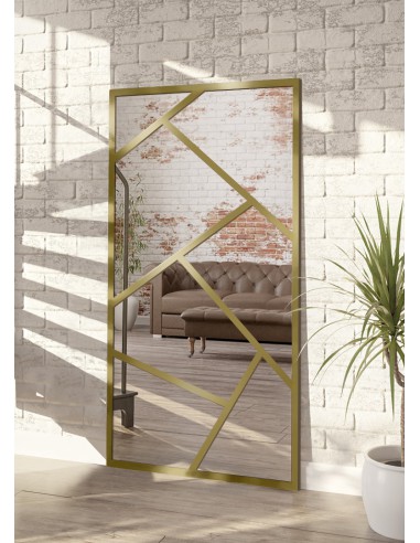 Tükör aszimmetrikus mdf rudakkal - WERO - keret színe az Ön által választott színben