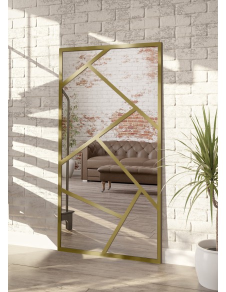 Tükör aszimmetrikus mdf rudakkal - WERO - keret színe az Ön által választott színben