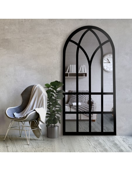 Loft ablak tükör MDF szárakkal - RAMONA- keret színe az Ön által választott színben