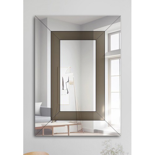 Dekoratív kéttónusú glamour tükör - INES 2