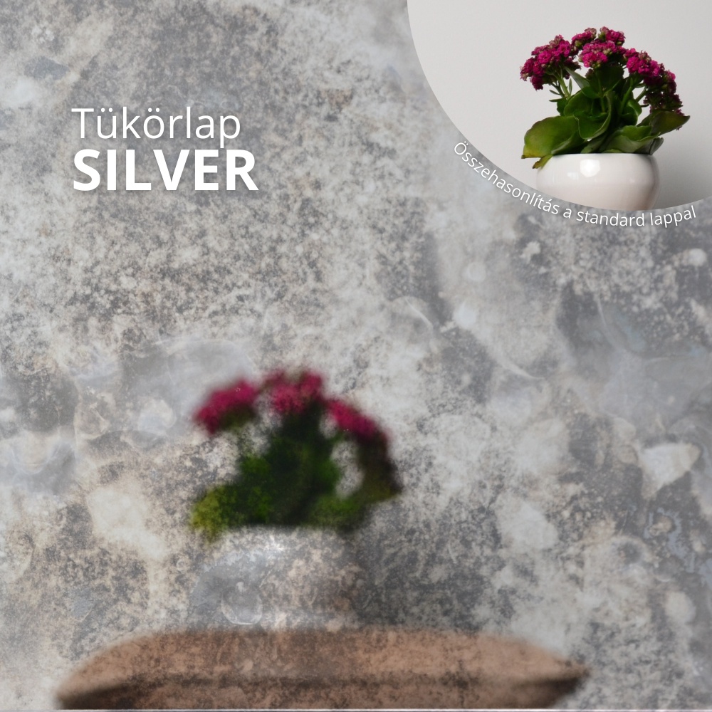 Silver antikolt tükörlap