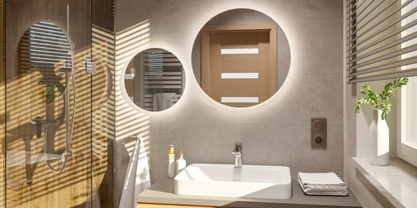 LED világítású tükör